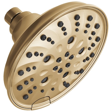 Delta Universal Showering Components H2Okinetic 5-Setting Traditional Raincan Shower Head 52669-CZ-PR