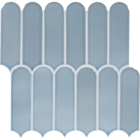Daltile Artefino Vintage 2 x 6 Fish Scale Mosaic 10.00 SQFT/Carton, 10PK AR1326FHSCLMSGL
