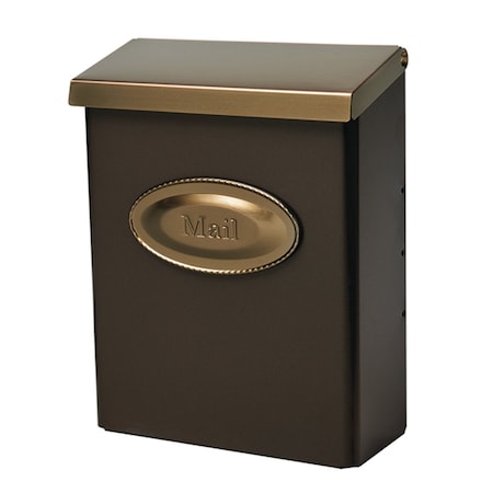 Gibraltar Architectural Mailboxes Designer Classic Galvanized Steel Wall Mount Venetian Bronze Mailbox DMVKGVAM