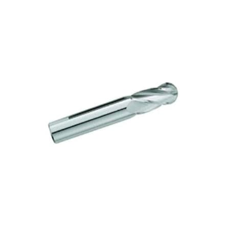 Garr Tool End Mill, Ball End Center Cutting Single End Stub Length, Series: 190M, 3/16 in Cutter Dia 4070