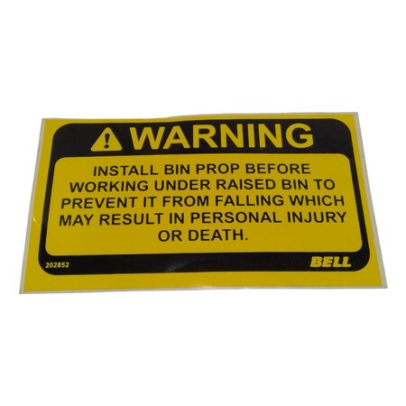 John Deere SAFETY SIGN, JOHN DEERE OEM AT254491 AT254491