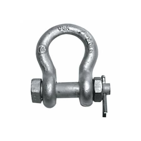 Cm Bolt & Nut Anchor Shackles, 3/4 in Bail Size, 6.5 Tons 490-M852G