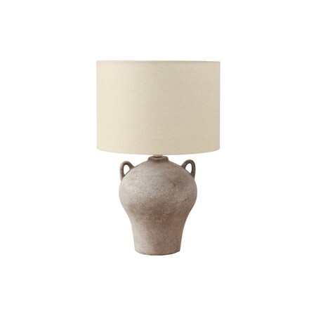 Monarch Specialties Lighting, 22"h, Table Lamp, Beige Ceramic, Beige Shade, Transitional I 9884