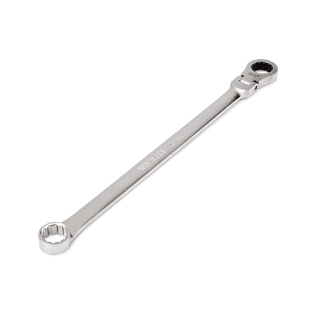 Tekton 23 mm Long Fixed/Flex Head 12-Point Ratcheting Box End Wrench WRB35423