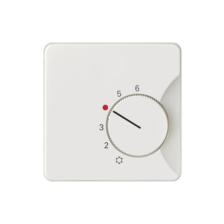 Siemens DELTA style, titanium white Room temperature controller cover Normally-closed 5TC9256