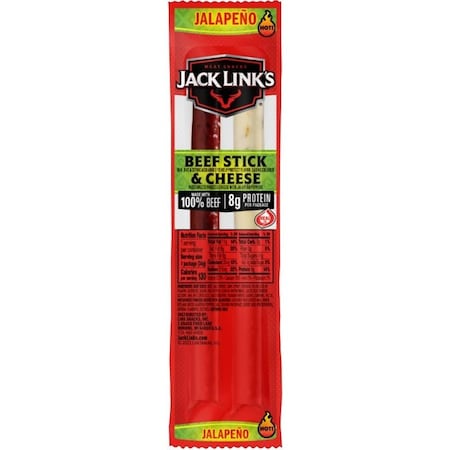 Midwest Distribution Jack Link's 01040 Snack, Stick, Beef, Cheese, 1.2 oz 00140
