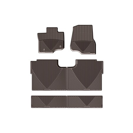 Weathertech Cocoa, Front, Rear, and Rear All Weather Floor Mats W345CO-W346CO-W356CO