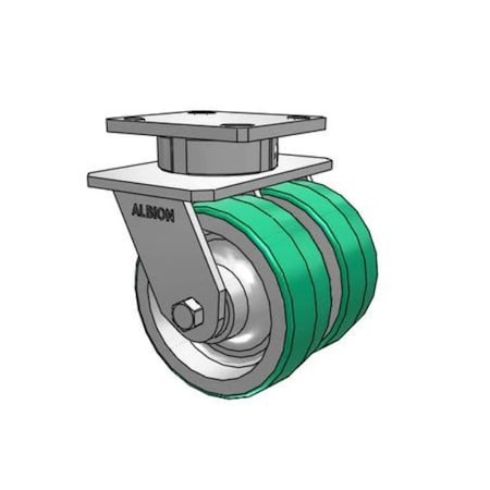 Albion Dual Wheel Kingpinless Caster 115PD05201S