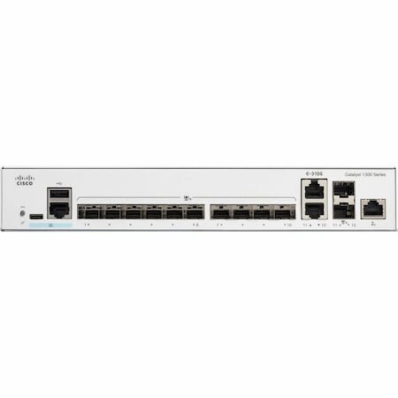 Cisco CATALYST 1300 12-PORT SFP+, 2X10GE SHARED C1300-12XS