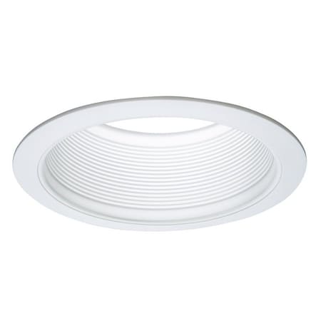 Eaton Lighting Baffle Trim, Aluminum Body, White RE-6100WB