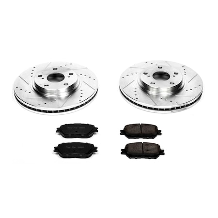 Powerstop FRONT 1 CLICK BRAKE KIT W/ HARDWARE K1143