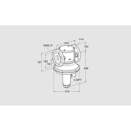 Honeywell Kromschroder Ratio, Control, GIK 80TA02-3 3in KS85093320