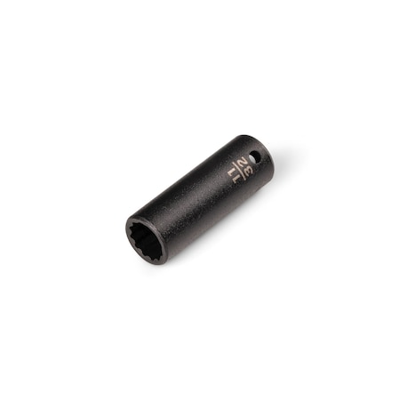 Tekton 1/4 Inch Drive x 11/32 Inch Semi-Deep 12-Point Impact Socket SID04209
