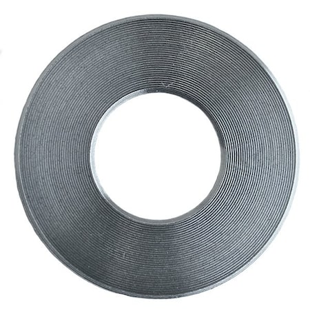 Zoro Select Flat Washer, For Screw Size 1/4 in , Titanium Plain Finish 0000887