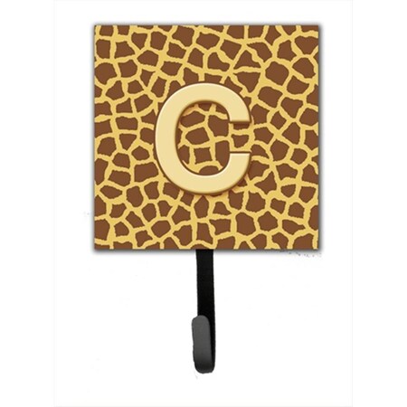 Carolines Treasures Letter C Initial Monogram - Giraffe Leash Holder Or Key Hook CJ1025-CSH4