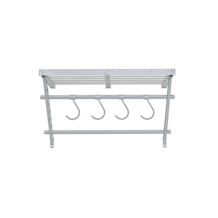 Stow Easy Track Bike Track Storage System, 500 lb Capacity, Steel, Gray, 20 in L, 32 in W, 20 in H 220862