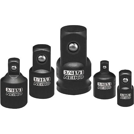 Neiko 5 Piece Impact Socket Adapter Set, Standard SAE 30249A