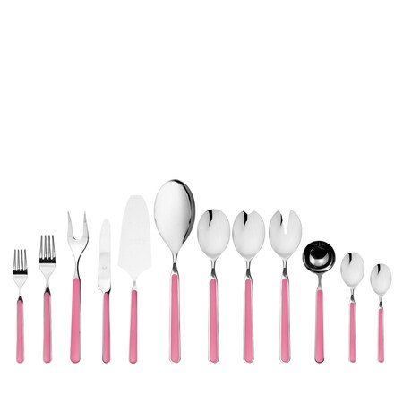 Mepra Fantasia Flatware Set - 67 Pieces - Pink 10P722067