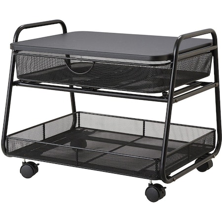 Safco Onyx Under-Desk Machine Stand 5208BL