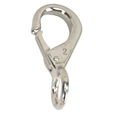 Newalthlete Size 0 Stainless Steel Fast Eye Boat Snap NE3697710