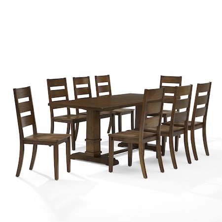 Crosley Joanna 9-Piece Dining Table Set For 8 KF13068DO-DO