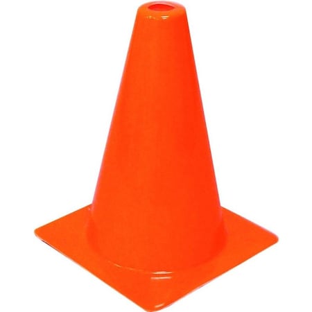 Hy-Ko Traffic Safety Cone, 12 in H Cone, Vinyl Cone, Fluorescent Orange Cone SC-12