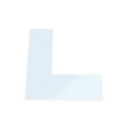Safetytac SafetyTac Corners (Squared) - White, 15-Pack, 10in x 10in x 4in STCQ1002