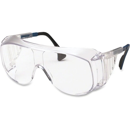 Honeywell North Safety Glasses Gray Lens, Clear, Gray Frame, Wraparound S0112