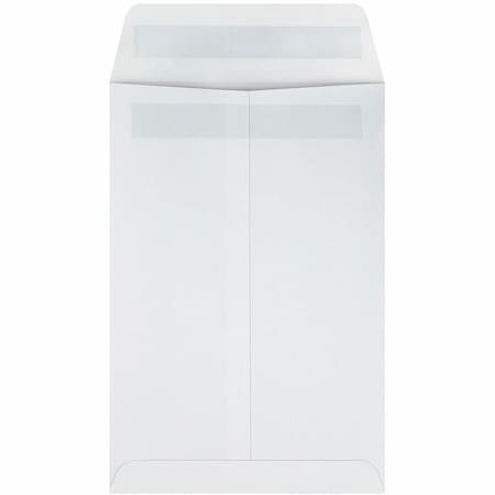 Quality Park Catalog Envelope, White, Wove, PK100 QUA43317