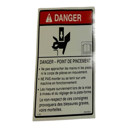 Cnh DECAL, CNH OEM 87612726 87612726