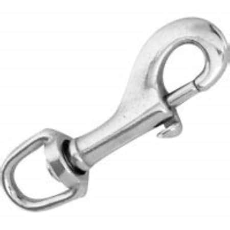 Campbell Chain & Fittings Bolt Snap, 1 in, 90 lb Working Load, Zinc, Nickel-Plated T7615422