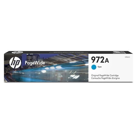 Hp 972A (L0R86AN) Cyan Original PageWide Cartridge (3,000 Yield) L0R86AN