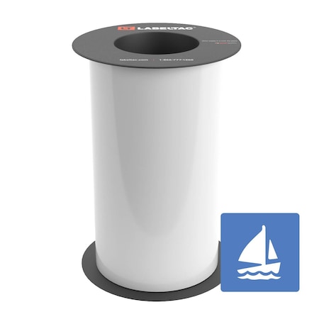 Labeltac Marine Supply 9in x 75ft LT9, White LT902MN-C
