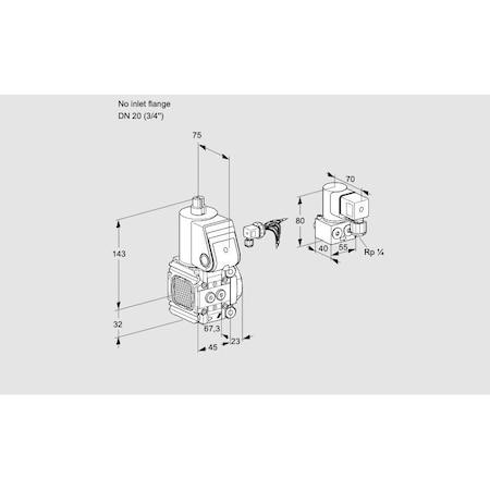 Honeywell Kromschroder VAS1-/20R/NW KS88004448