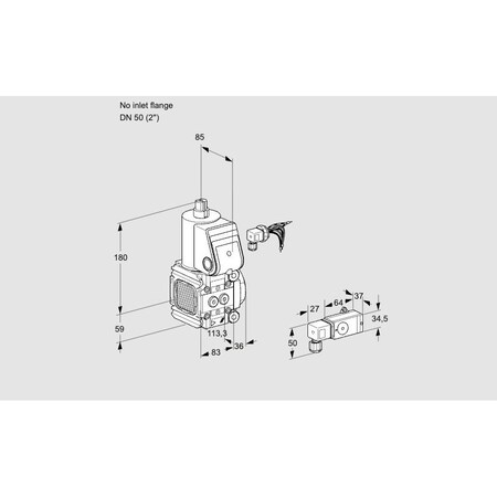 Honeywell Kromschroder VAS3-/50R/NW KS88006763