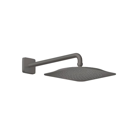 Axor Citterio C Showerhead 270 1- Jet with Showerarm Trim, 2.5 GPM in Brushed Black Chrome 28791341