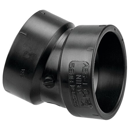 Nibco 5808 6 Hub x Hub 22 1/2 Elbow Abs I079510