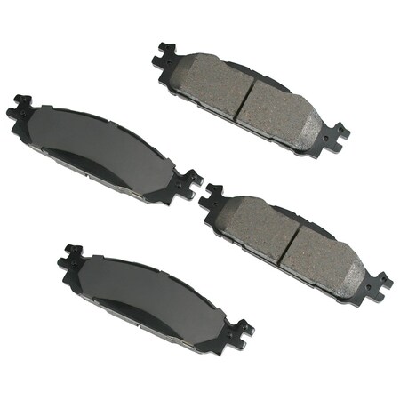 Akebono 09-12 Ford Flex-Taurus-Explorer:Front Street Perf Pad, Asp1508 ASP1508