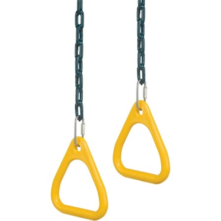 Playstar Yellow Gym Rings PS 7836