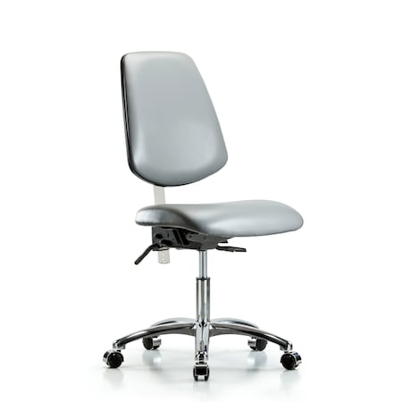 Blue Ridge Ergonomics Vinyl Clean Room Chair BR-NCR-VDHCH-MB-CR-T1-A0-CC-8840