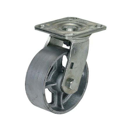 Vestil Cast Iron/Steel Swivel Caster 5 In. Diameter x 2 In. Width 1000 Lb. Capacity Gray CST-MA-5X2-S