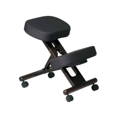 Office Star Knee Chair Knee Desk Chair, No Arms, 22" to 25" Height, Fabric, Gray KCW778