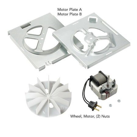 Broan-Nutone Replacement Motor Kit, 1.5 A, 120 V, For: 70 cfm Bathroom Fans and NuTone 696N Ventilation Fan RE70BN