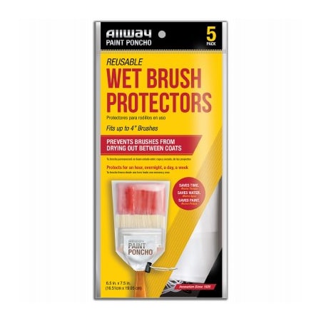 Allway 5PK Brush Paint Poncho PON-BR