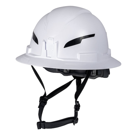 Klein Tools Type-2 Hard Hat, Non-Vented Full Brim Style, White 60400T2