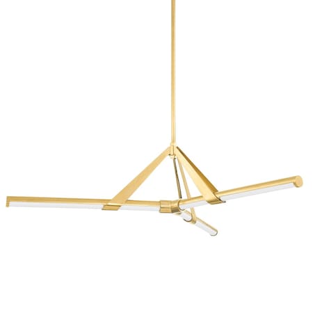 Hudson Valley Lighting Jonas 3 Light Chandelier 46 In. Aged Brass 3046-AGB