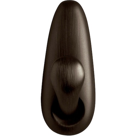 Command Forever Classic Series Decorative Hook, 7/8 in Opening, 5 lb, 1-Hook, Metal, Oil-Rubbed Bronze FC13-ORB