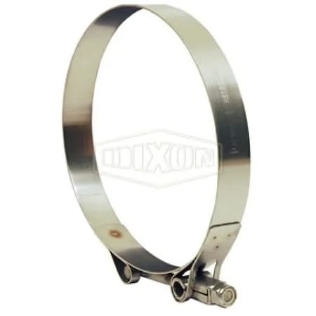 Dixon Heavy Duty T-Bolt Clamp, 7-3/4 to 8-1/16 in Nominal, 0.04 in Thick, 300 SS, Domestic HSTBC800