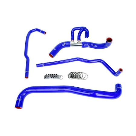 Hps Performance High Temp Reinforced Silicone Radiator and Heater Coolant Hose Kit, Blue, 57-2090-BLUE