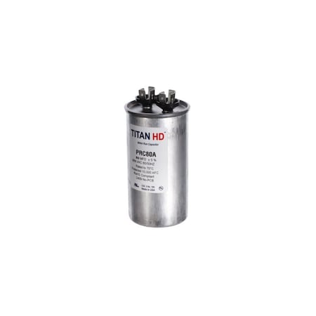 Diversitech TITAN HD 80MFD, 370V, ROUND PRC80A